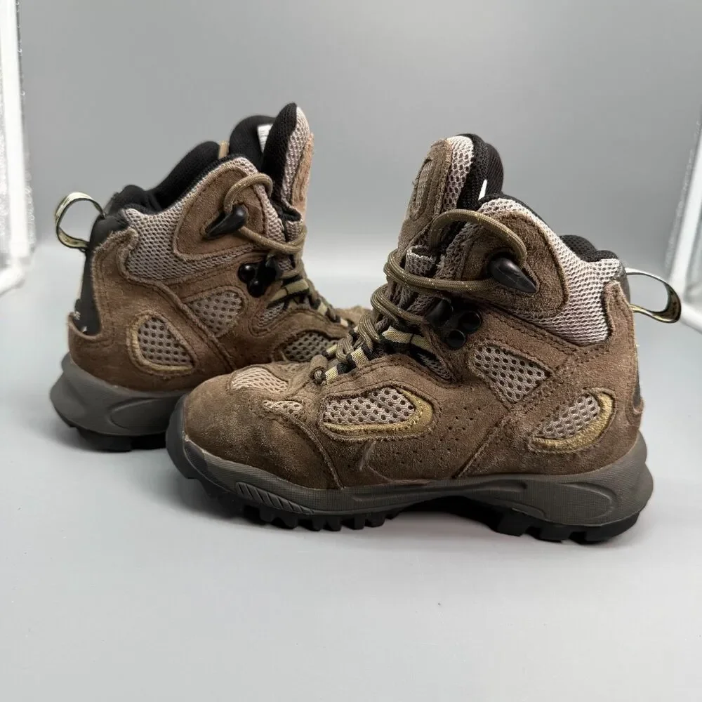 Vasque Breeze 7201 Youth Kids 12 Brown Leather Waterproof Hiking Trail Boots